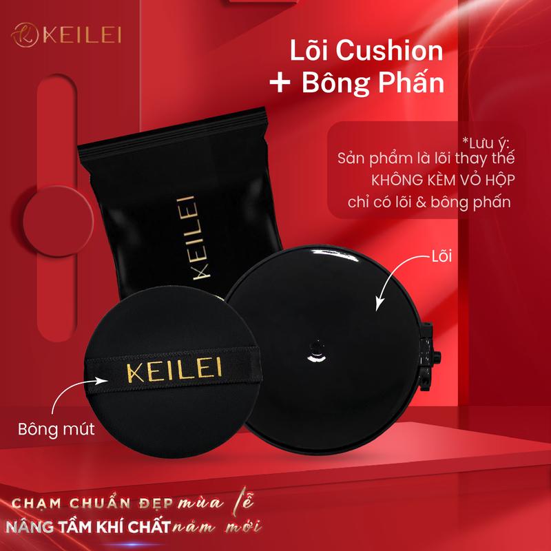   LÕI CUSHION thay thế  Phấn nước đa năng 3 trong 1 KEILEI - 3 in 1 Radiance Cushion KEILEI Trang Điểm Cosmetic thay thế tiết kiệm Mỹ Phẩm Nữ Women 