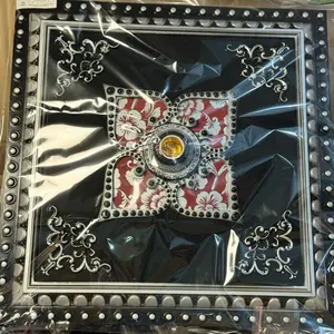 ORNAMEN FITTING LAMPU PVC (Size 45x45 PERSEGI EMPAT)