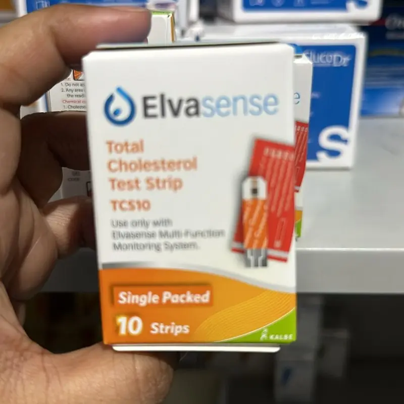 Elvasense Strip Kolestrol Gula Darah Asam Urat Stik Elvasense GCU 4
