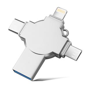 Pendrive USB de 1 TB con OTG para teléfono, unidad externa para fotos, memoria USB 4 en 1, respaldo y guardado fáciles de fotos y videos, pendrive portátil para smartphone, tablet y dispositivos Android, pendrive USB‑C/USB‑C para computadora