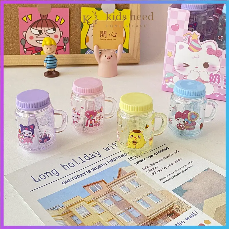 Rautan Pensil 3D Tea Cup Karakter Lucu / Milk Tea Cup Pencil Sharpener / Peruncing Pensil Bentuk Cangkir Gelas Cup Cute