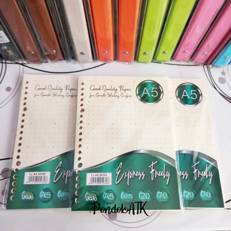 Isi Binder A5 70 Lembar Dots Grid 1