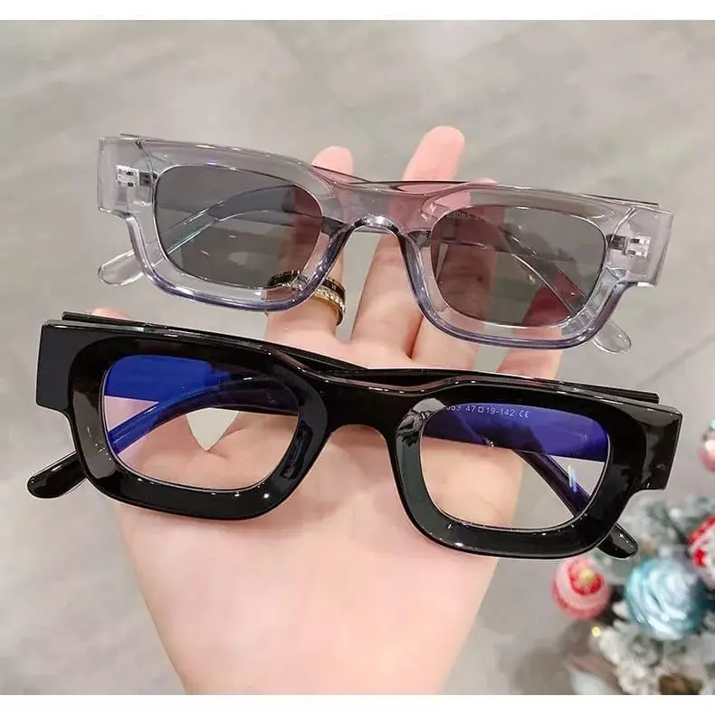 TRENDY Kacamata New Korea Style GGWP UV400 Bentuk Persegi Gaya Vintage