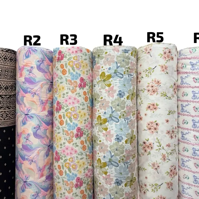 kain katun rayon viscose premium motif terbaru (harga tertera 0,5m)