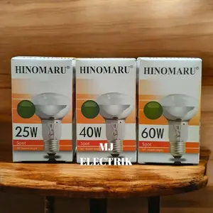 Lampu Pijar Spot Hinomaru 25W, 40W, 60W - Penghangat Ayam