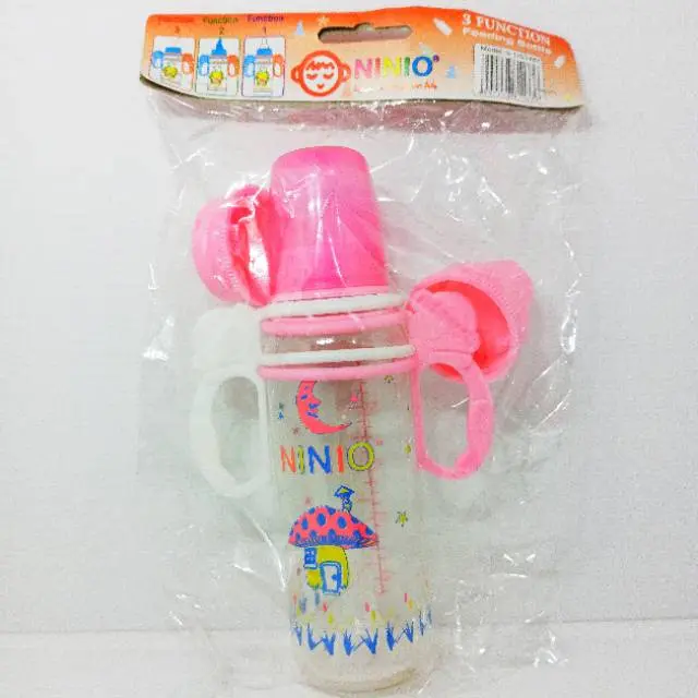 NINIO Botol Susu Dot Minum Asi Cup Bayi 3 Fungsi 3in1 150ml 3-2103-MH 3