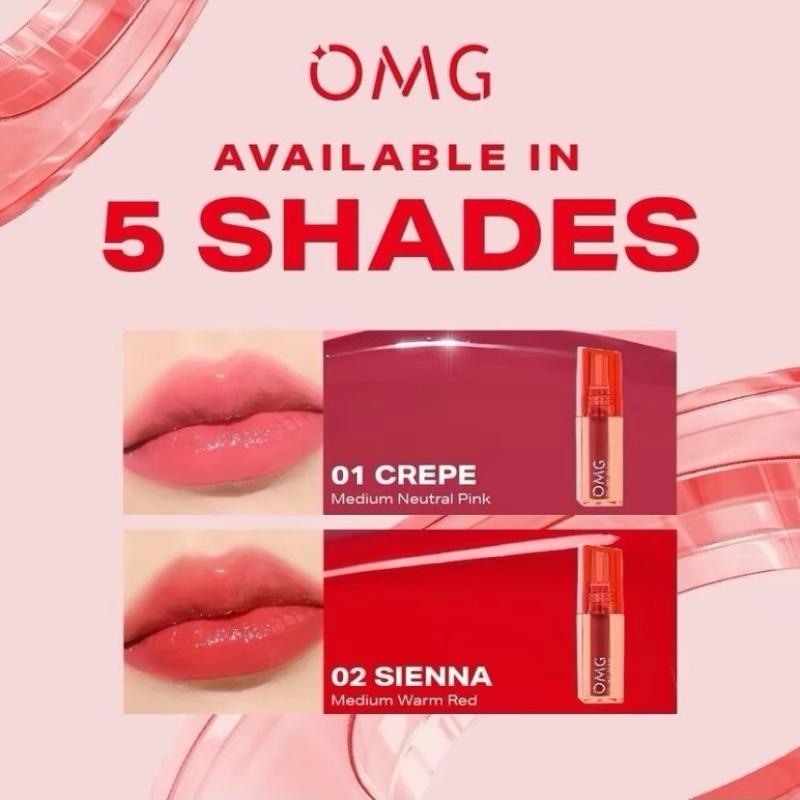 New! Omg OH MY GLAM GLASSY LIP TINT , Netton  2 g 4