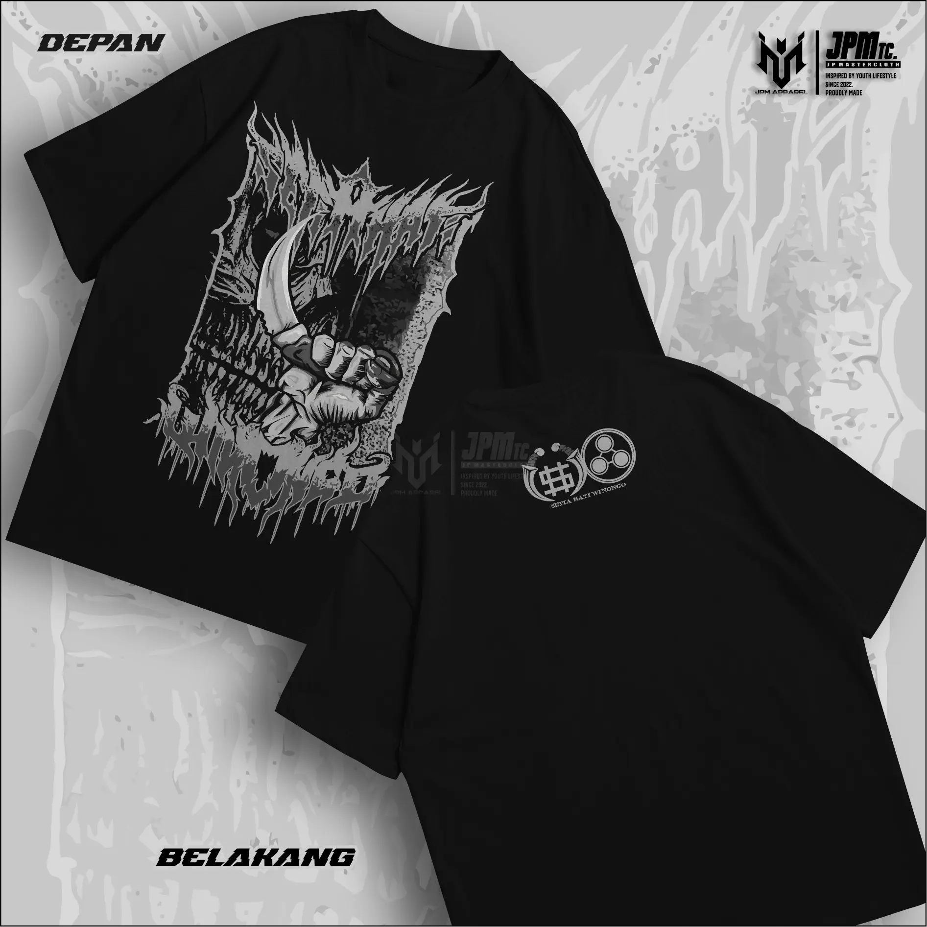 Kaos Borderschap Karambik PSHWTM - Kaos PSHWTM Karambik - Kaos Laskar Karambik