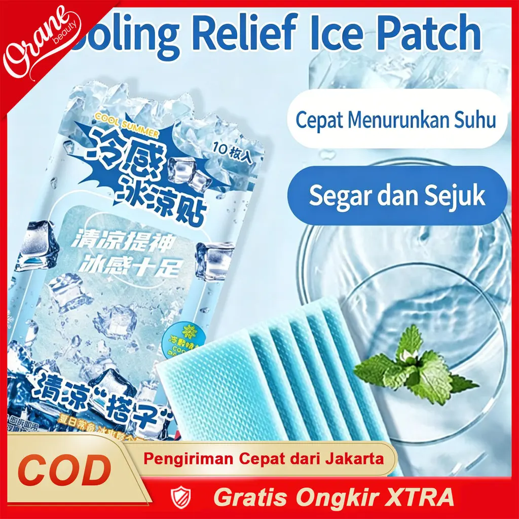 Oranebeauty 10/20pcs kompres ice cooling gel pereda panas