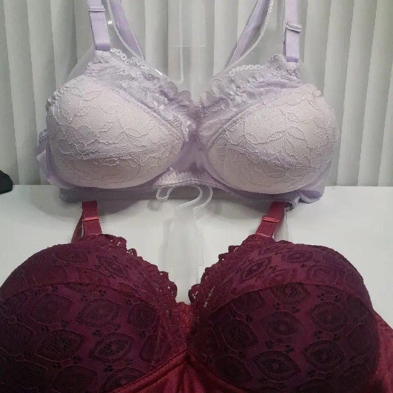 bra brukat renda wanita tanpa kawat Busa 4