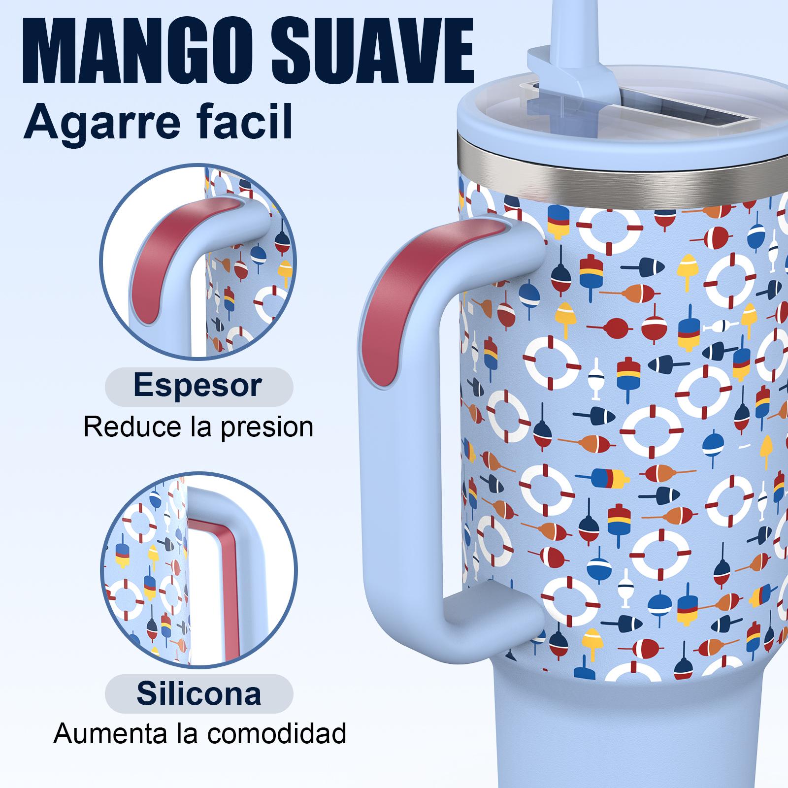 Tempflask@PASHLINC Botol Minum Tumbler Termos Portable Stainless Steel Handle 2in1 Vacuum Insulated Gelas Mobil Cangkir Silikon 40oz (1200ml) bts tahan dingin yeti super clone