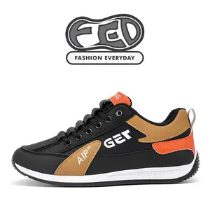FED Sepatu Sneakers Running Pria Wanita Nishikawa Black Kets Sporty Outdoor