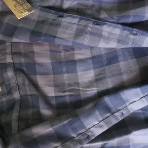 Kemeja Flanel Lengan Panjang Premium GDG Pria Distro Casual Baju Katun Atasan Cowok Dewasa Hitam Kotak Kemeja Flanel Tartan Hem Motif Kantong Wanita