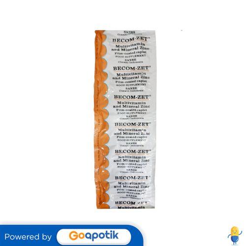 Gambar BECOM-ZET STRIP 10 KAPLET dari Apotek Medika Utama Surabaya by GoApotik Kota Surabaya Tokopedia