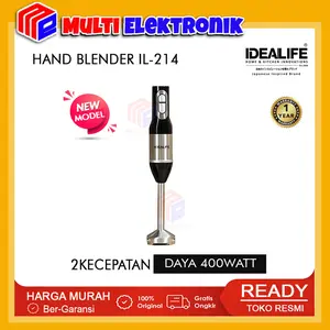 Hand Blender Idealife IL-214 - Blender Penggiling Buah dan Sayur
