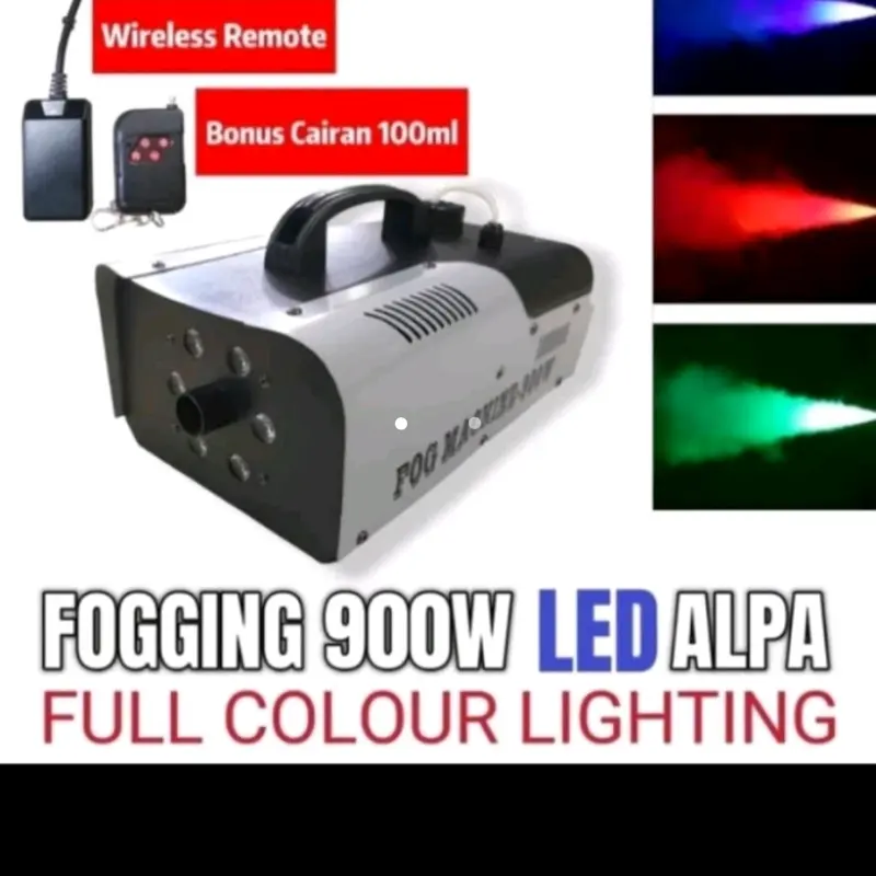 Mesin Asap Fogging 900 Watt Full Colour Alpha 0