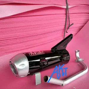 knalpot standar racing merk copy tzm untuk semua metik