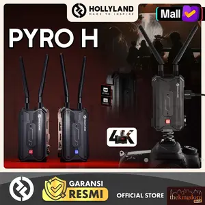 Hollyland Pyro H Wireless Video Set Transmitter + Receiver 4K HDMI Video Transmission System Rx Tx Nirkabel Wifi