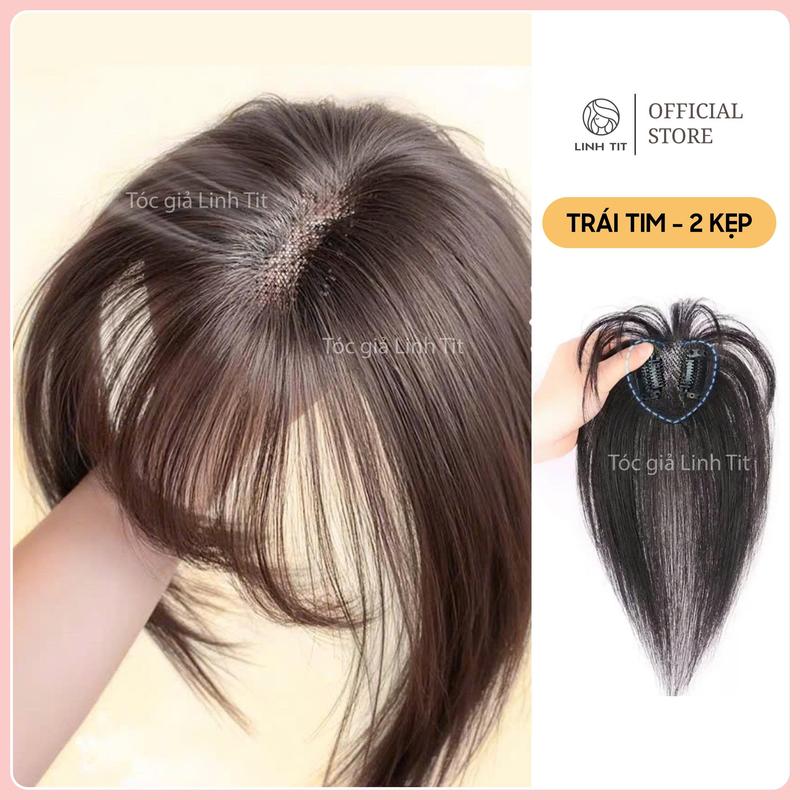 [MỚI] Trái Tim- phiên bản 2 kẹp giúp phồng chân tóc  làm từ tóc thật [TÓC GIẢ LINH TÍT]