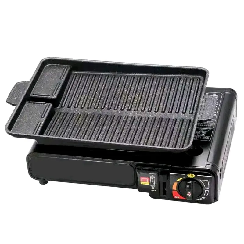 Grill Kotak Panggangan Kotak Square Grill Pan Multi Fungsi untuk Korean BBQ Yakiniku - Kitchenware Pemanggang 1