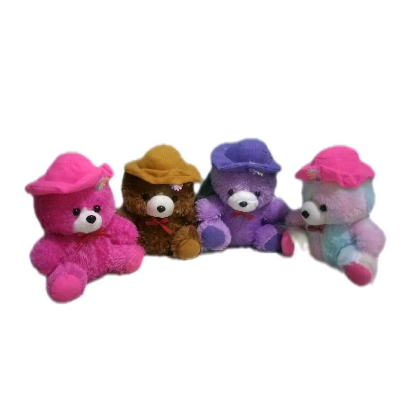 Boneka Bear Topi Lucu Imut Murah Toys Hadiah 0