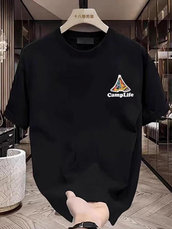 Áo Thun Cotton, 100% Cotton, Unisex, Tay Ngắn, Ngoại Cỡ Và Ngoại Cỡ (6XL), Manga In Hình Hoạt Hình, Dáng Rộng Vừa Vặn, Thích Hợp Cho Nam Và Nữ 2