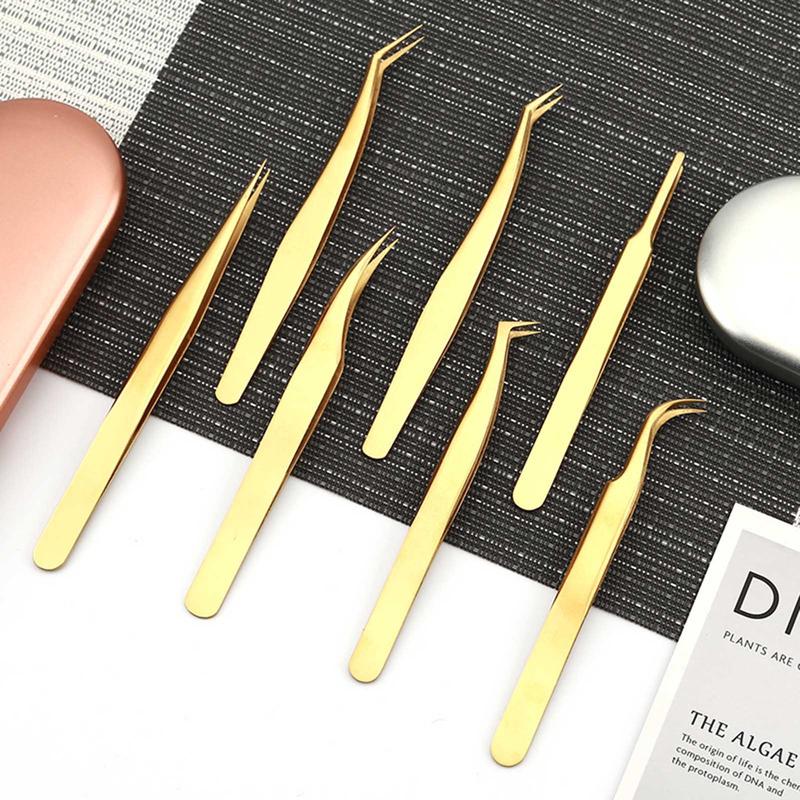 Tay Cầm Nối Mi Giả Độ Chính Xác Cao Nhíp Thép Không Gỉ Độ Chính Xác Cao Cho Lông Mày Mọc Ngược 5