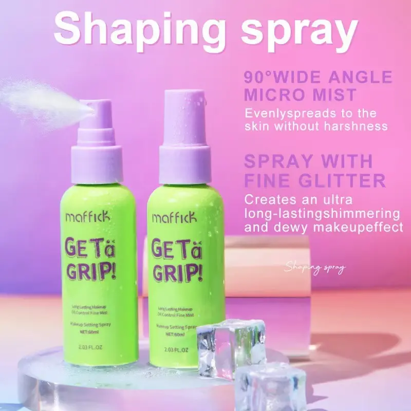 Xịt Khoá Nền Trang Điểm, DAZZLE ME, Kết Cấu Nhờ Có, Hoàn Thiện Phát Sáng, Khóa Trang Điểm, 60ml 3