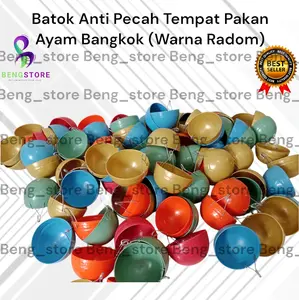 PROMO PAKET ISI 10 PCS CEPUK ANTI PECAH TEMPAT PAKAN DAN MINUM AYAM BANGKOK (WARA