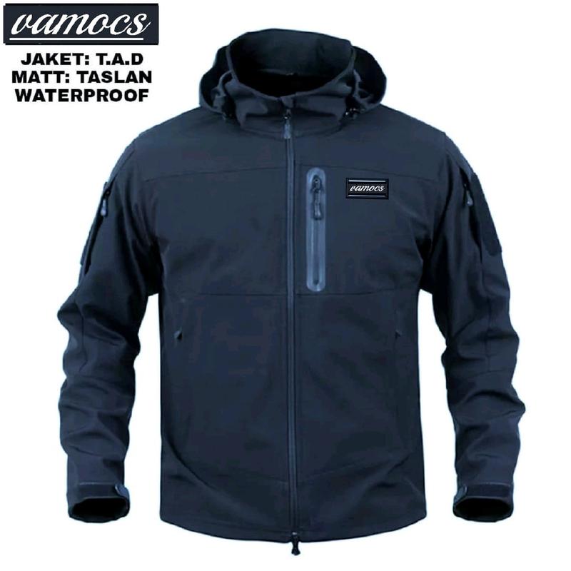 JAKET TAD WATERPROOF ANTI AIR JAKET MOTOR JAKET PRIA KUPLUK BONGKAR PASANG Bomber Outdoor Cowok Gunung 3