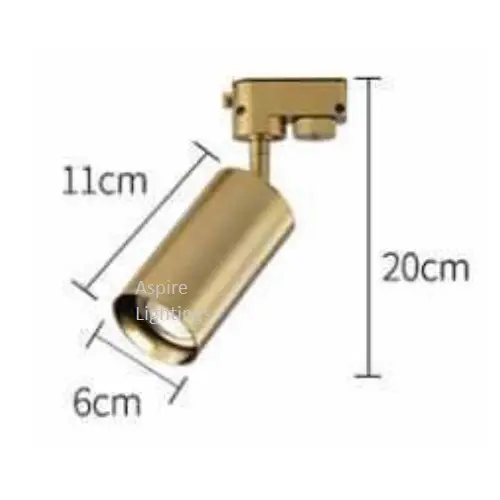 Tracklight LED Gold Fitting
