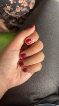 Product Review of ( BARU ) RAMADAN SERU Rahma Henna Maroon Sultan Dark Kemasan 15ml SPECIAL RAMADAN 2025 Pewarna Nail Kuku from W**🐼 0