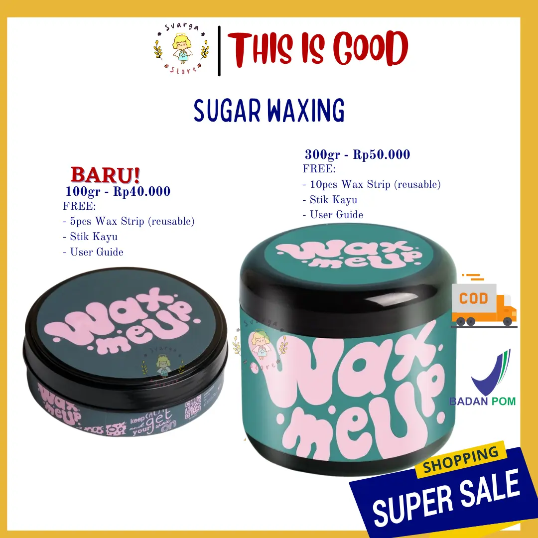 TRAVEL SIZE BPOM WAXING KIT | WAX ME UP COLD SUGAR THIS IS GOOD 100 gr 300gr Travel Size Waxing bulu