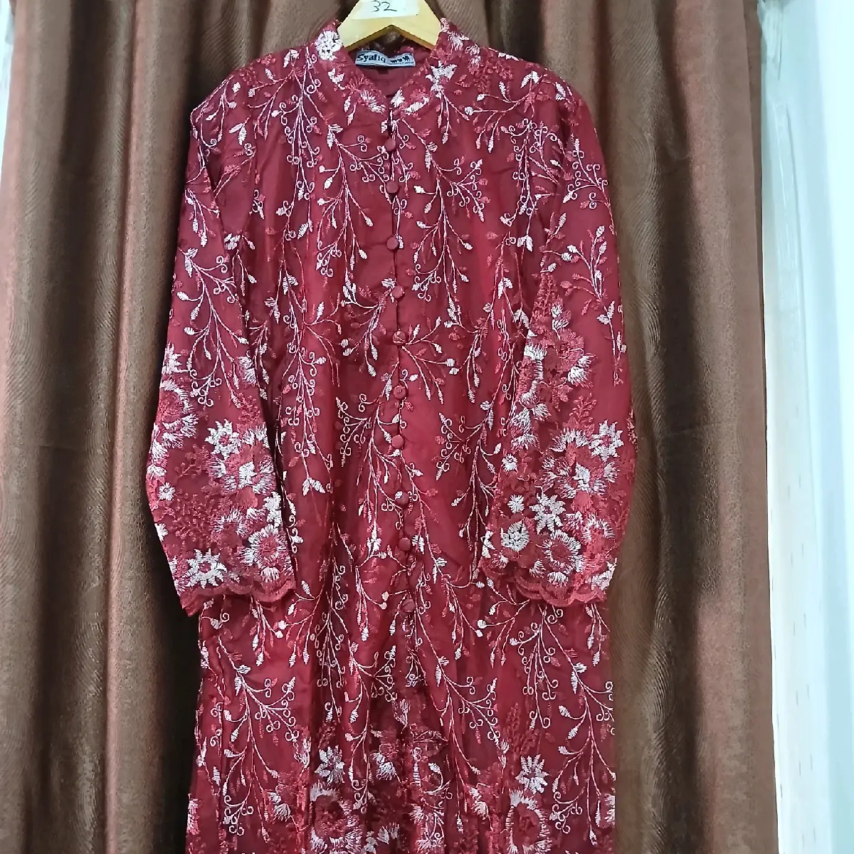 KEBAYA TUNIK / KEBAYA BRUKAT/ KEBAYA MODIS/ KEBAYA PESTA MEWAH ELEGAN