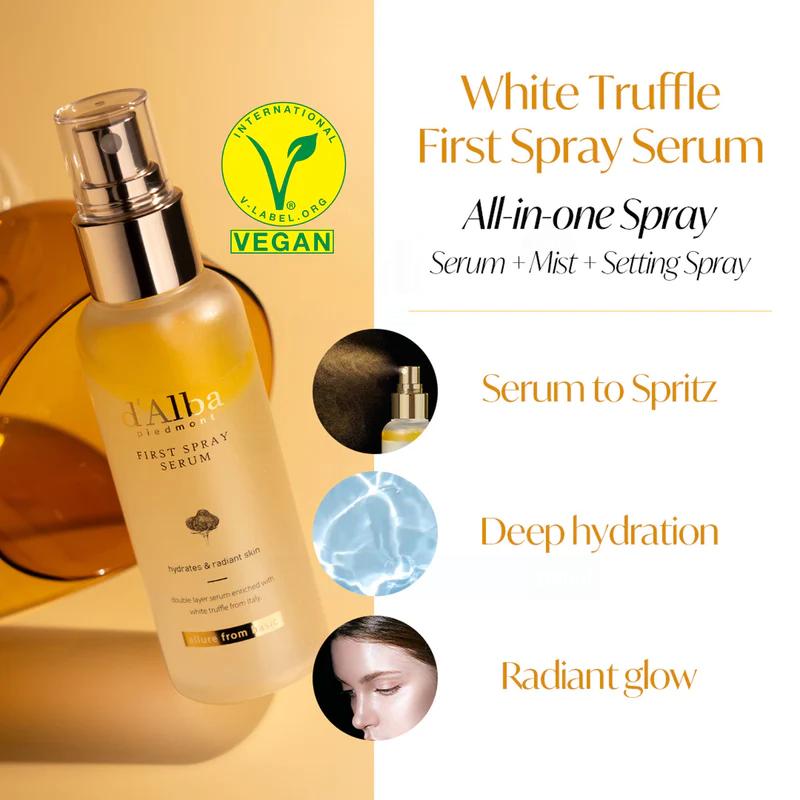 Product Introduction of 【Buy 1 Take 1】d'Alba White Truffle First Spray Serum100ml UOSIZJ 11