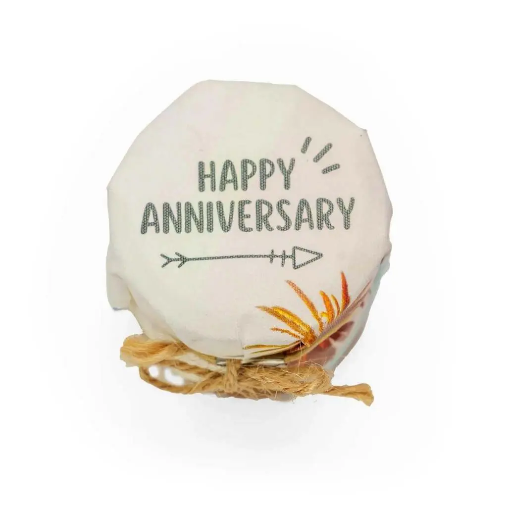 HoneySpree Mini Honey Jar Gift | Sweet & Thoughtful Ideal Anniversary Gift Celebration