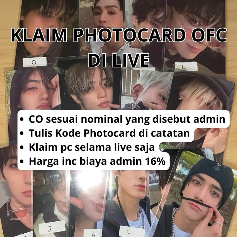 Photocard Official Klaim di Live 0