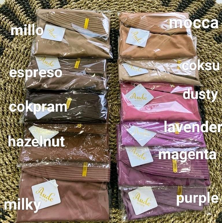 Paket Isi 5 Pcs Hijab Model Kenan Size L Original By Aude Hijab Muslim Instan Nyaman Standar Kombinasi Kerudung 5