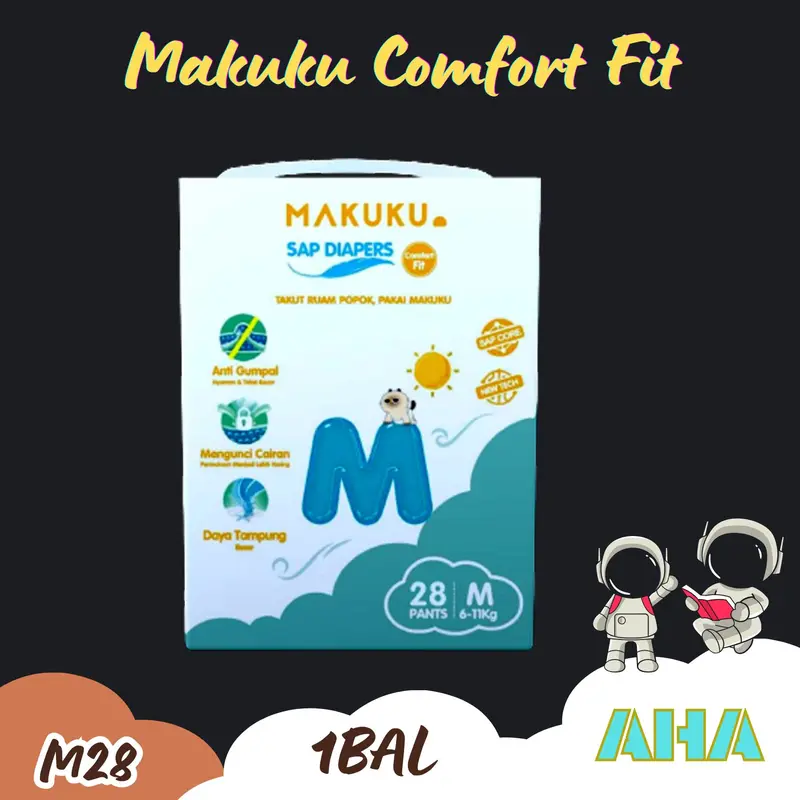 [BIG SALE 5.5] MAKUKU COMFORT FIT SAP DIAPERS PANTS 7
