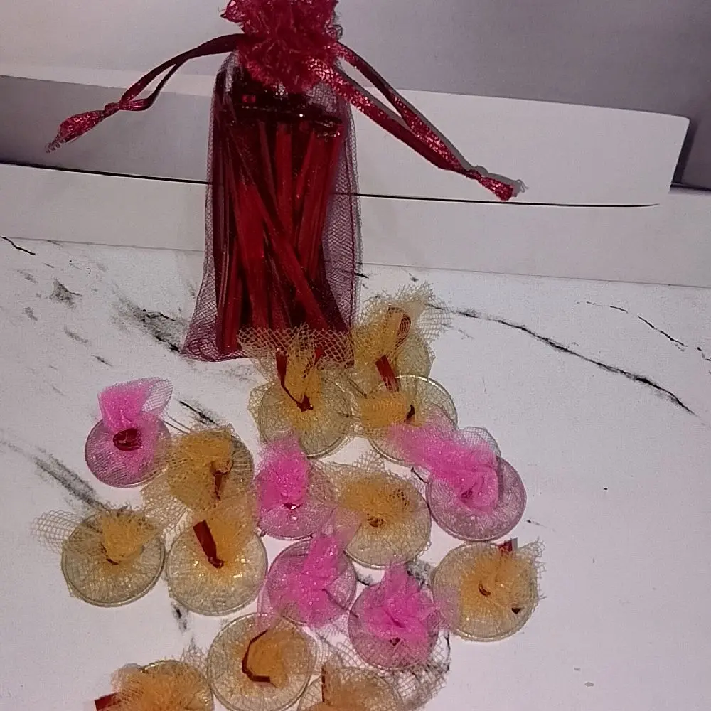 Kawat 6 cm 100 pcs + kain tile 1 meter belum di potong