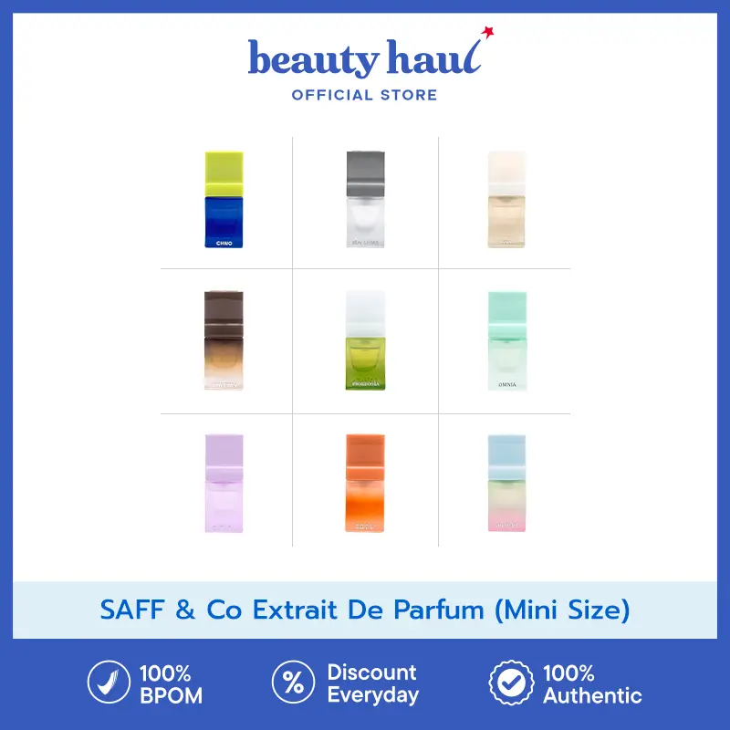 SAFF & Co Extrait de Parfum MINI SIZE - Saff & Co Parfum Mini, Parfum Travel Size, Wangi Tahan Lama