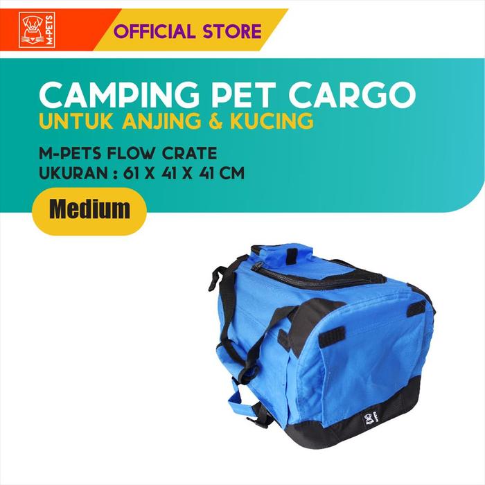 Gambar M-Pets Flow Crate Camping Pet Cargo Medium/ Kandang Travel Rangka Besi dari M-Pets Volk Pets Indonesia Kota Tangerang Tokopedia