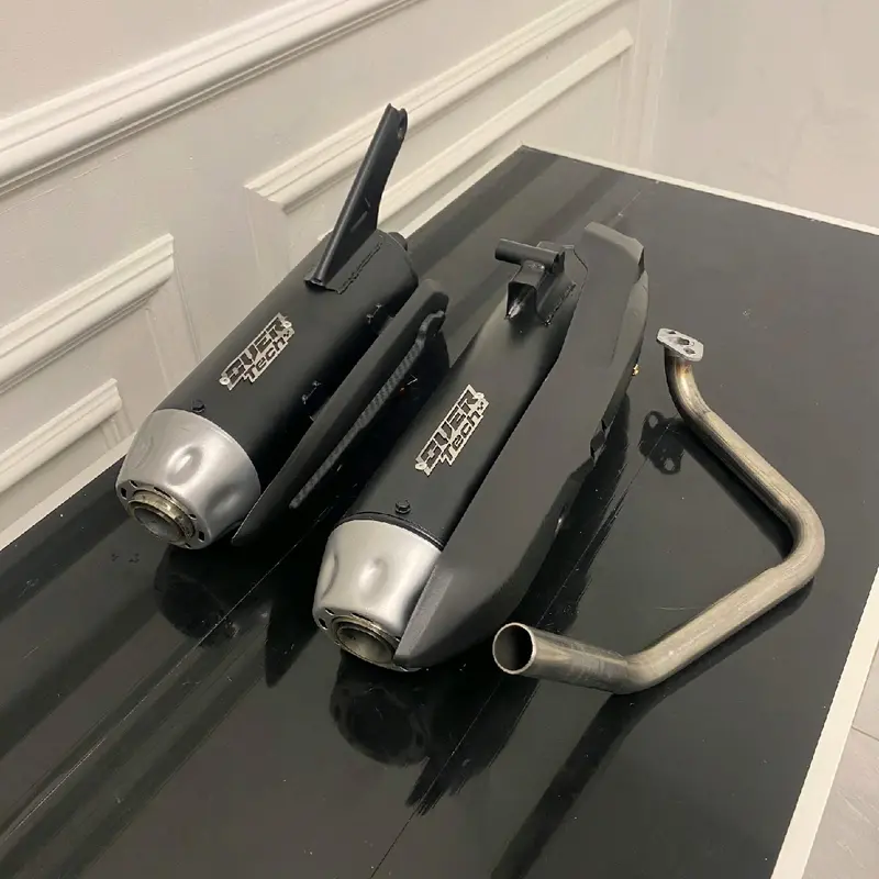 Knalpot Original Over Tech Suara Full Bass Gerung Adem/ulem Beat Vario Pcx Nmax Aerox Mio Scoopy Foto Kendaraan Motorcycle Tempat Tameng knalpot adem ngebass beat fi 2