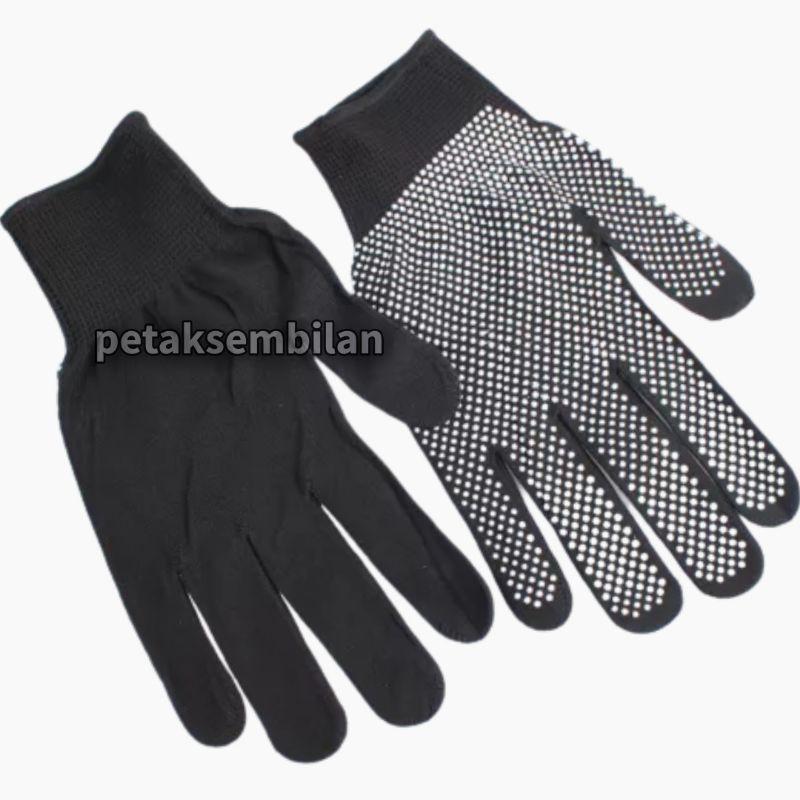 Sarung Tangan Motor Full finger Bintik Putih Non Slip Bahan Tipis Tidak Terlalu Tebal 6