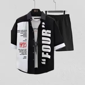 Setelan Kemeja Pendek Fours dan Celana Pendek Kayser Pria