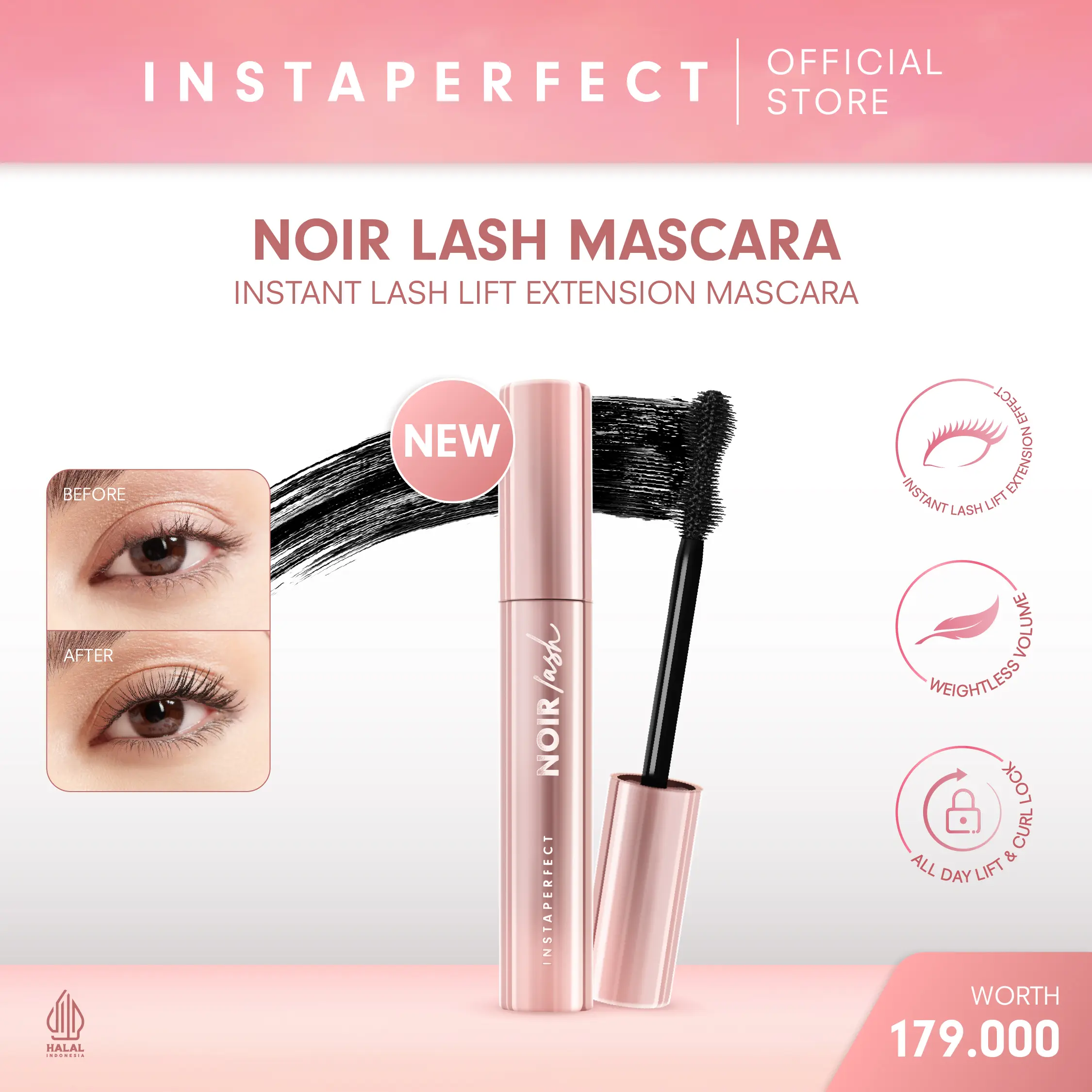 [Gift Not For Sale] Instaperfect Noir Lash Mascara 6 g