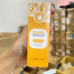 GMEELAN ORANGE ENZY EXFOLIATING BRIGHTENING SCRUB WAJAH | mampu ️Mengecilkan pori-pori