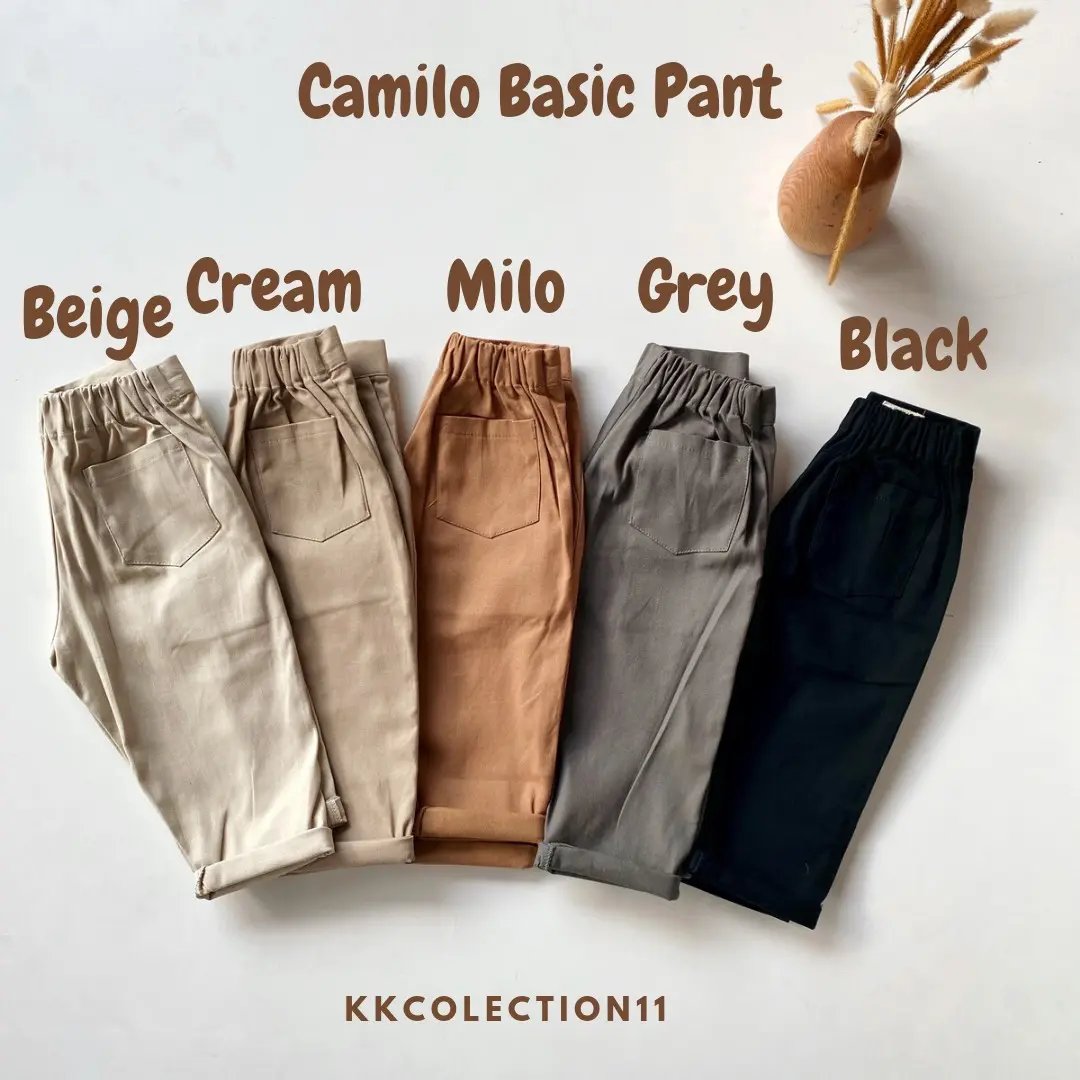 KKCOLLECTION11 | CAMILO BASIC PANTS | CELANA CHINO ANAK UNISEX