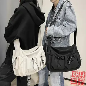 [Beli Lokal] Satu Alat HIROSHIMA Unisex Tas Selempang Bahan Kanvas Tebal Premium