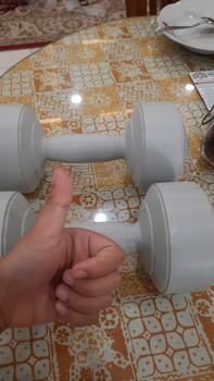 Product Review of Alat Beban Barbell 3kg - Dumbell dengan Isi 3kg Termurah -  Toys from a**9 0